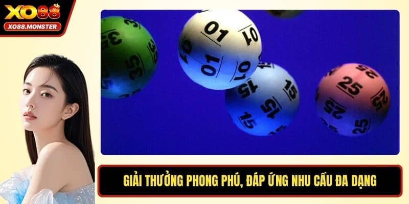 Giải thưởng phong phú, đáp ứng nhu cầu đa dạng