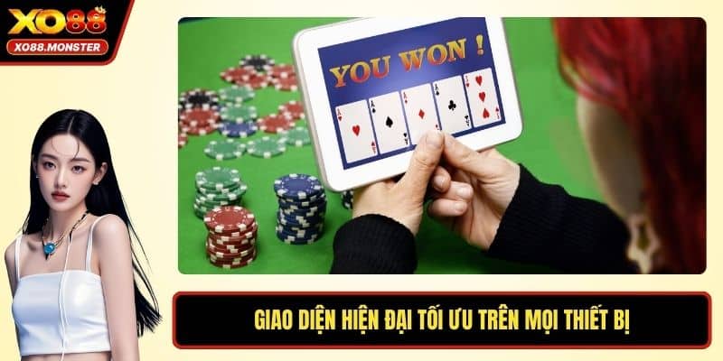 Giao diện hiện đại tối ưu trên mọi thiết bị